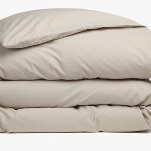 NWT Parachute King/Cal King size Brushed Cotton Duvet cover in Latte